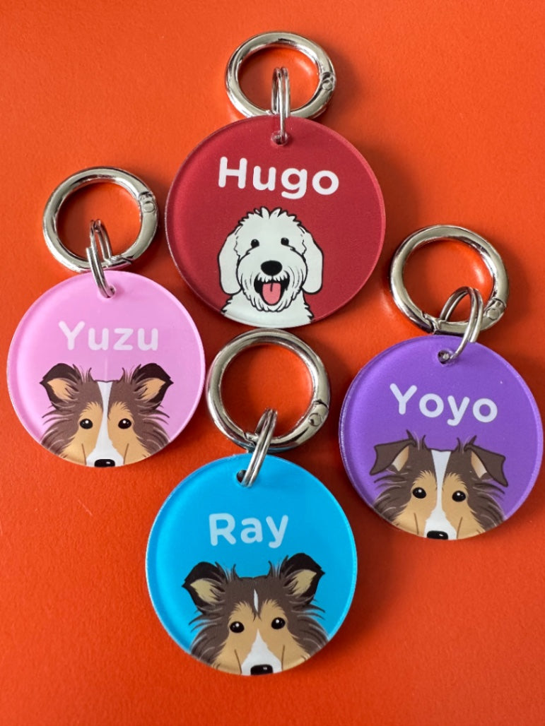 Round Pet Tag