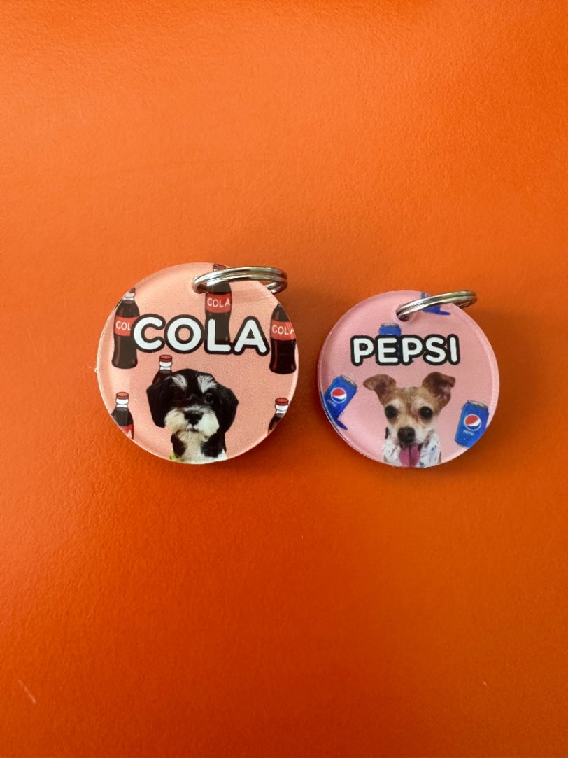 Round Pet Tag