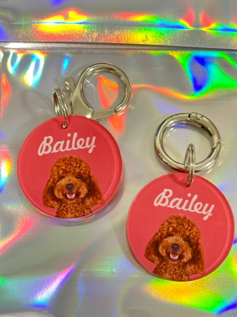 Round Pet Tag