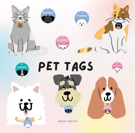 Round Pet Tag